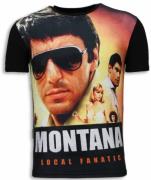Local Fanatic Tony montana digital rhinestone t-shirt