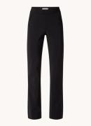 Studio Anneloes Flair long waist flared fit pantalon van travelstof