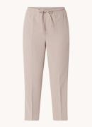 Reiss Hailey high waist tapered fit cropped pantalon met steekzakken