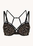 Marlies Dekkers Vixen push-up bh met panterprint