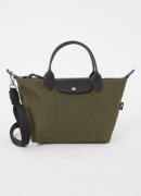 Longchamp Le Pliage Energy handtas S met leren details