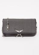 Zadig&Voltaire Rocky schoudertas van leer met studs