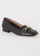 Dune London Graice loafer van leer met horsebit