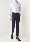 Profuomo Japanese Knitted slim fit overhemd met streepprint