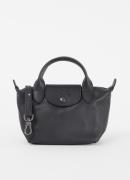 Longchamp Le Pliage Xtra XS handtas van leer