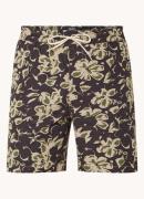 America Today Noah straight fit korte broek met bloemenprint