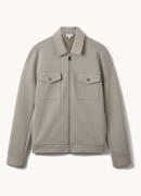 Reiss Medina regular fit overshirt met borstzakken en stretch