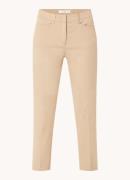 BRAX Mara high waist slim fit cropped chino met steekzakken