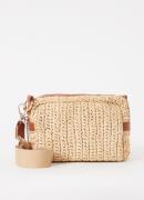 Whistles Straw Bibi crossbodytas met afneembare schouderriem