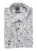 HUGO BOSS H-Hank slim fit overhemd met print