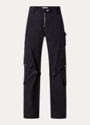 Acne Studios Low waist loose fit cargobroek met steekzakken