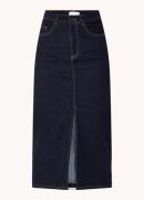 Josephine & Co Angelique midi rok van denim met split