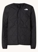 The North Face Ampato gewatteerd jack met quilt patroon en logo