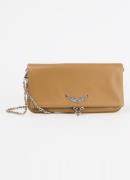 Zadig&Voltaire Rock Grained clutch van leer