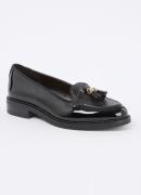 Dune London Grape loafer met lakfinish