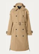 Maium Cartouche double-breasted trenchcoat met ceintuur en afneembare ...