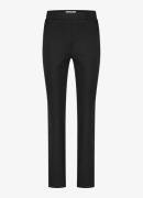 Studio Anneloes Anna mid waist tapered fit broek met logoband