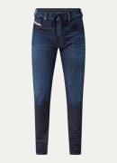 Diesel 2062 D-Strukt slim fit joggingbroek van denim met trekkoord