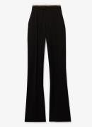 Reiss Sian high waist wide fit pantalon met logo