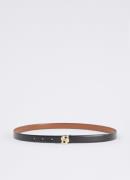 HUGO BOSS Reversible riem van leer met logo