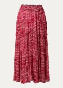 Isabel Marant Veronique midi rok met print