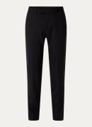 Sandro Slim fit pantalon van wol met krijtstreep