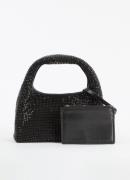 Marc Jacobs The Sack handtas van strass met uitneembaar etui