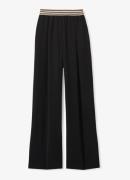 Reiss Abs high waist wide fit pantalon met elastische band