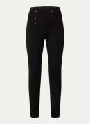 NIKKIE Imola high waist legging met sierknopen