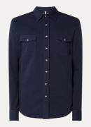 Profuomo Western regular fit overshirt met borstzakken