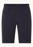 Armani Straight fit korte chino met stretch en steekzakken