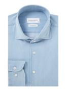 Profuomo Regular fit overhemd van chambray