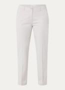 BRAX Maron mid waist tapered fit cropped chino met steekzakken