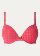 Marlies Dekkers Valentina push up bh met flockprint