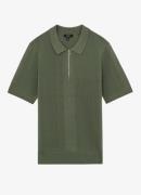 Reiss Bart regular fit polo met structuur