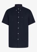 Tommy Hilfiger Seersucker regular fit overhemd met borstzak