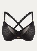 Chantelle Naadloze beugel bh met kant en mesh