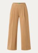 Benetton High waist wide fit pantalon met steekzakken