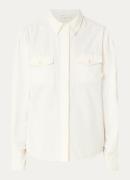 Fabienne Chapot Fabienne blouse in lyocellblend met borstzakken