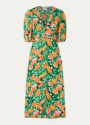 Fabienne Chapot Ana midi blouse jurk met bloemenprint