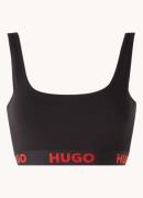 HUGO Sport bh met light support en logoband
