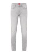 HUGO 734 slim fit jeans met gekleurde wassing