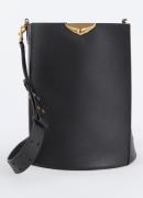 Zadig&Voltaire Borderline shopper van leer met logo