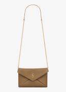 Saint Laurent Cassandre clutch van lamsleer met afneembare schouderrie...