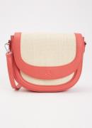 Benetton Crossbodytas met verstelbare schouderriem en logo