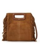 Maje M bag handtas van suède met franjes