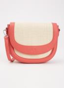 Benetton Crossbodytas met verstelbare schouderriem en logo