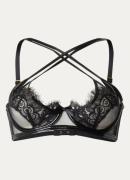 Agent Provocateur Ariella beugel bh van mesh met kant