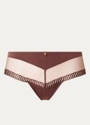 Aubade Sheer Emotion shorty met mesh en borduring