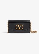 Valentino Garavani Vain Small clutch van kalfsleer met afneembare scho...